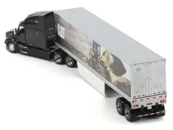 Peterbilt 579 UltraLoft Truck Tractor Black Metallic with 
