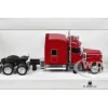 Peterbilt 589 with Stand Up Sleeper Cab Red 1/87 (HO) Plastic Model Car by HO Logistics