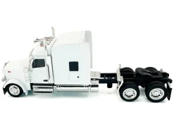 Peterbilt 589 with Stand Up Sleeper Cab White 1/87 (HO) Plastic Model Car by HO Logistics