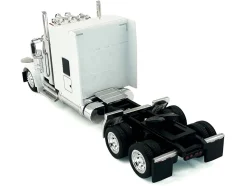 Peterbilt 589 with Stand Up Sleeper Cab White 1/87 (HO) Plastic Model Car by HO Logistics