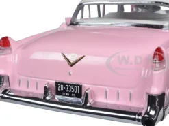 1955 Pink Cadillac Fleetwood Series 60 Special Elvis Presley 1/18 Diecast Model Car Greenlight 12950