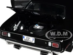 Plymouth Barracuda Black John Wick Chapter 4 2023 Movie 1/18 Diecast Model Car Highway 61 HWY-18045