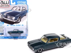 1965 Plymouth Barracuda Formula S Dark Blue Metallic with Silver Stripe 