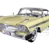 1958 Plymouth Fury Timeless Classics Yellow White Top 1/18 Diecast Model Car Motormax 73115