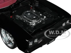 1970 Plymouth Road Runner 440 Black with Red Interior Bigtime Muscle Series 1/24 Diecast Model Car Jada 99581
