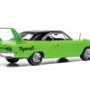 1970 Plymouth Road Runner Superbird Green with Black Vinyl Top 1/43 Diecast Model by IXO Models