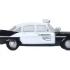 1959 Plymouth Savoy Black and White Oklahoma Highway Patrol 1/87 (HO) Scale Diecast Model Car Oxford Diecast 87PS59001