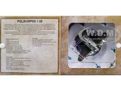 Polikarpov I-16 Fighter Plane USSR 1933 1/72 Diecast Model Warbirds WWII 27289-41