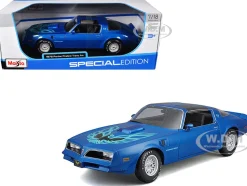 1978 Pontiac Firebird Trans Am Blue Metallic with Hood Graphics