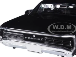 1966 Pontiac GTO Black 1/25 Diecast Model Car New Ray 71853 B