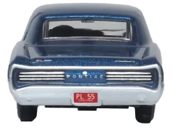 1966 Pontiac GTO Fontaine Blue Metallic 1/87 HO Scale Diecast Model Car Oxford Diecast 87PG66001