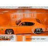 1969 Pontiac GTO Judge Pro Stock Orange 1/24 Diecast Car Model Jada 90344