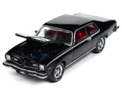 1974 Pontiac GTO Starlight Black with Red Interior