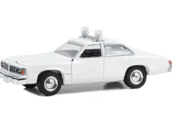 1976 1977 Pontiac LeMans Enforcer White Hot Pursuit Hobby Exclusive Series 1/64 Diecast Model Car Greenlight 43014