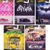 Pop Culture 2024 5 piece Set E "Premium Series" Diecast Model Cars by Hot Wheels