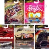 Pop Culture 2025 5 piece Set Q "Premium Series" Diecast Model Cars by Hot Wheels