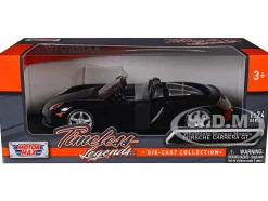 Porsche Carrera GT Black 1/24 Diecast Car Model Motormax 73305