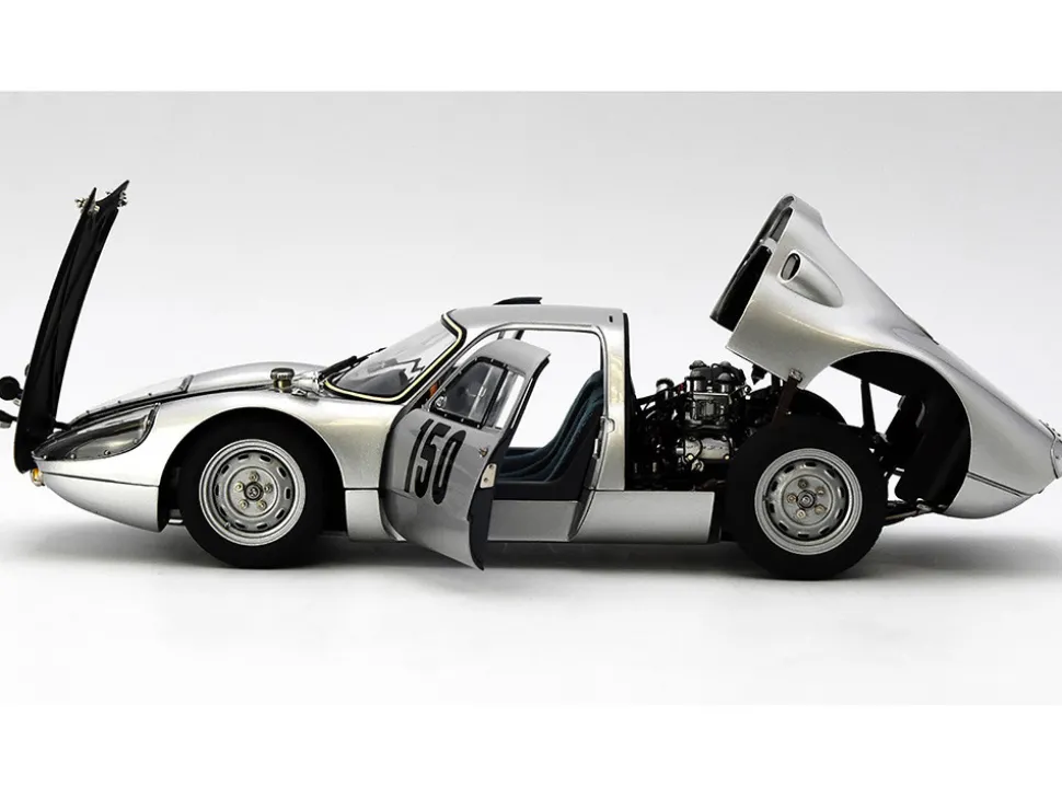 Porsche 904 Carrera GTS #150 Eugen Bohringer - Rolf Wutherich 2nd Place "Rallye Monte Carlo" (1965) Limited Edition to 1500 pieces Worldwide 1/18 Diecast Model Car by CMC
