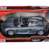 Porsche Carrera GT Silver with Black Interior 1/18 Diecast Model Car Motormax 73163