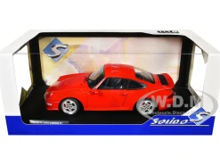 1997 Porsche 911 (993) Carrera RS Guards Red 1/18 Diecast Model Car by Solido