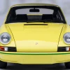 Porsche 911 Carrera 2.7 RS Light Yellow with Green Stripes and Wheels 1/18 Model Car by Autoart