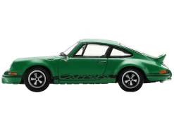 1973 Porsche 911 Carrera RSR 2.8 Green with Black Stripes 1/64 Model Car by Spark