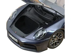 2024 Porsche 911 Carrera S Cabriolet Yachting Blue Metallic 1/18 Diecast Model Car by Norev