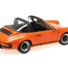 1983 Porsche 911 Carrera Targa 3.2 Orange 1/18 Diecast Model Car by Minichamps