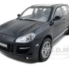 2008 Porsche Cayenne Turbo Metallic Black 1/18 Diecast Model Car Motormax 73179