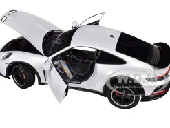 2023 Porsche 911 Dakar Ice Gray Metallic 1/18 Diecast Model Car by Norev