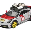 Porsche 911 Dakar #19 "Uncle Rally" Gray with Graphics and Roof Rack Limited Edition 1/64 Diecast Model Car by Mini GT