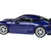 2025 Porsche 911 GT3 (992.2) Gentian Blue Metallic with Carbon Stripe 1/64 Diecast Model Car by Paragon Models