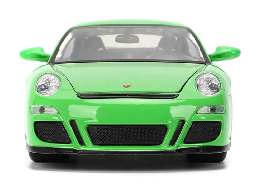 Porsche 911 GT3 (997) Green with Black Accents "Fast X" (2023) Movie "25 Years of Fast & Furious" Series 1/24 Diecast Model Car by Jada