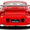 Porsche 911 GT3 (996) Red with White Graphics "Hyper-Spec" Series 1/24 Diecast Model Car by Jada