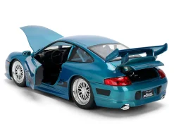 Porsche 911 GT3 RS (996) Blue Color Brush Finish