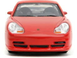 Porsche 911 GT3 RS Matt Orange and Silver Metallic Pink Slips Series 1/32 Diecast Model Car Jada 34663