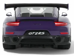 2021 Porsche 911 (991.2) GT2 RS Ultraviolet Metallic with Carbon Stripes 1/18 Model Car by GT Spirit