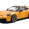 2023 Porsche 911 (992) GT3 Signal Yellow with Black Top 1/43 Diecast Model Car by Solido