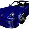 2024 Porsche 911 KS-R by Khyzyl Saleem Dark Blue Metallic 1/18 Diecast Model Car by Solido