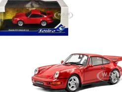 1994 Porsche 911 (964) RS 3.8 Guards Red 1/43 Diecast Model Car by Solido