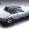 1974 Porsche 914/6 Silver Limited Edition 60 pieces Worldwide 1/18 Model Car Tecnomodel TM18-83 E