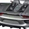 Porsche 918 Spyder Silver Closed Roof 1/24 Diecast Model Car Welly 24055