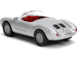 1955 Porsche 550 Spyder Silver Metallic with Red Interior 