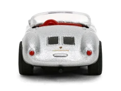 1955 Porsche 550 Spyder Silver Metallic with Red Interior 
