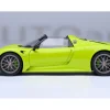 Porsche 918 Spyder "Weissach Package" Acid Green 1/18 Model Car by Autoart