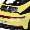 Porsche 911 Targa 4 GTS (992.2) Yellow with Black Top "Special Edition" Series 1/18 Diecast Model Car by Maisto