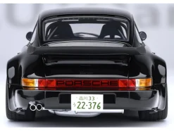Porsche 911 (930) Turbo "Blackbird" Black "Wangan Midnight - Comic #1 Version" Manga 1/18 Model Car by Autoart