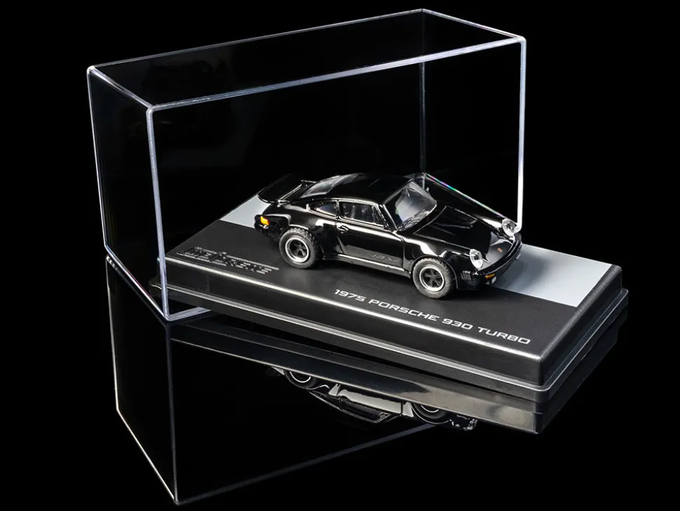1975 Porsche 930 Turbo Black "Collection" Series 1/64 Diecast Model Car by Majorette