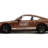 Porsche 911 Turbo Brown and Brown M&M Diecast Figure M&M s Hollywood Rides Series 1/24 Diecast Model Car Jada 34624