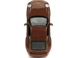 Porsche 911 Turbo Brown and Brown M&M Diecast Figure M&M s Hollywood Rides Series 1/24 Diecast Model Car Jada 34624